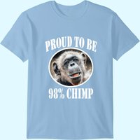 Proud To Be 98% Chimp Men's T-Shirt