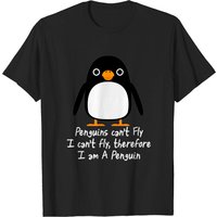 T-shirt Animal I Can't Fly de Penguin pour hommes