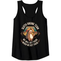 Sloth Hiking Team Men's Tank Top - We Will Get There When We Get There — Mens T Shirts