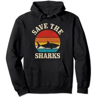 Hoodie Pullover Vintage Shark Marine Protection des Océans