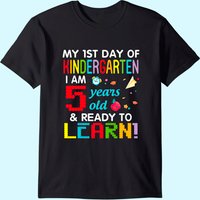 T-shirt pour hommes Mon 1er jour de maternelle — T-shirts pour hommes