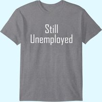 Unemployment T-Shirt for Men in Black — Mens T Shirts