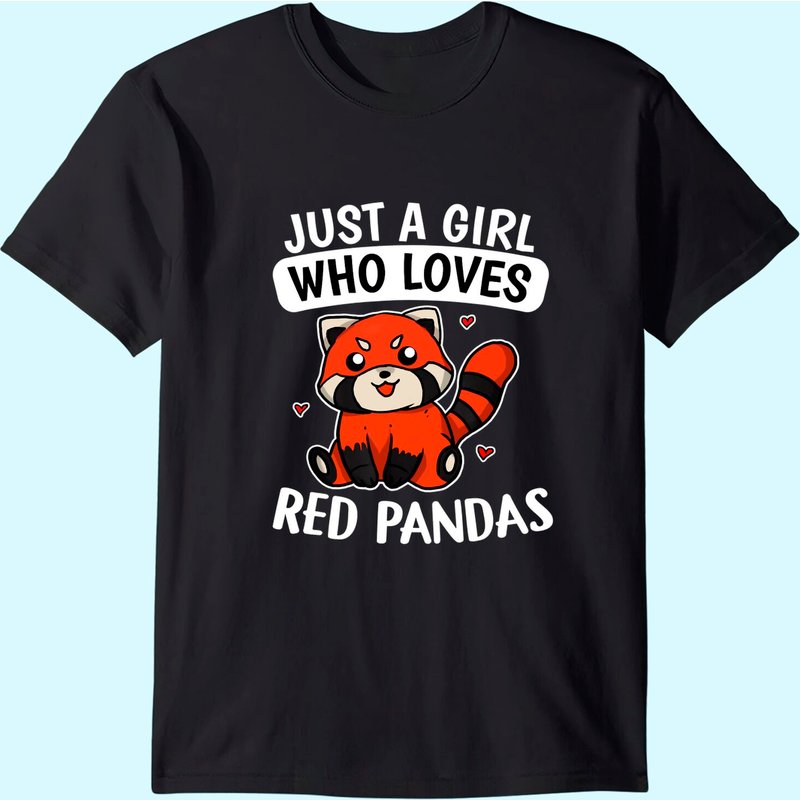 Just A Girl Who Loves Red Pandas Men's T-Shirt