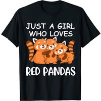 Just A Girl Who Loves Red Pandas Men's T-Shirt