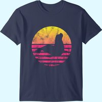 T-shirt classique Sea Lion pour hommes - Noir — T-shirts pour hommes