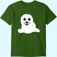 Baby Seal Sea Lion Comic Manga Design T-Shirt for Men