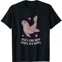 T-shirt Baby Sea Lion pour hommes - Just a Girl Who Loves Sea Lions — T-shirts pour hommes