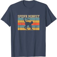 Spider Monkey Vintage T Shirt for Men - Black