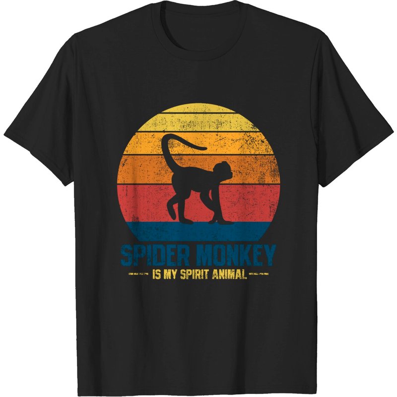 T-Shirt Vintage Spider Monkey pour Hommes — T-shirts pour hommes