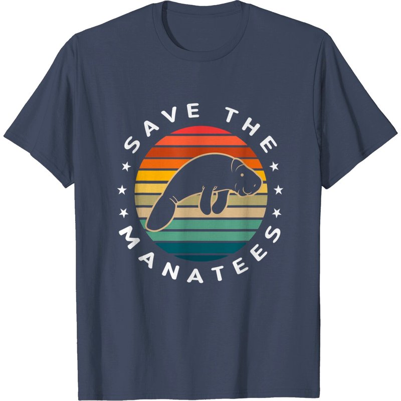 T-Shirt Save The Manatees Dugong Sea Cows pour hommes — T-shirts pour hommes