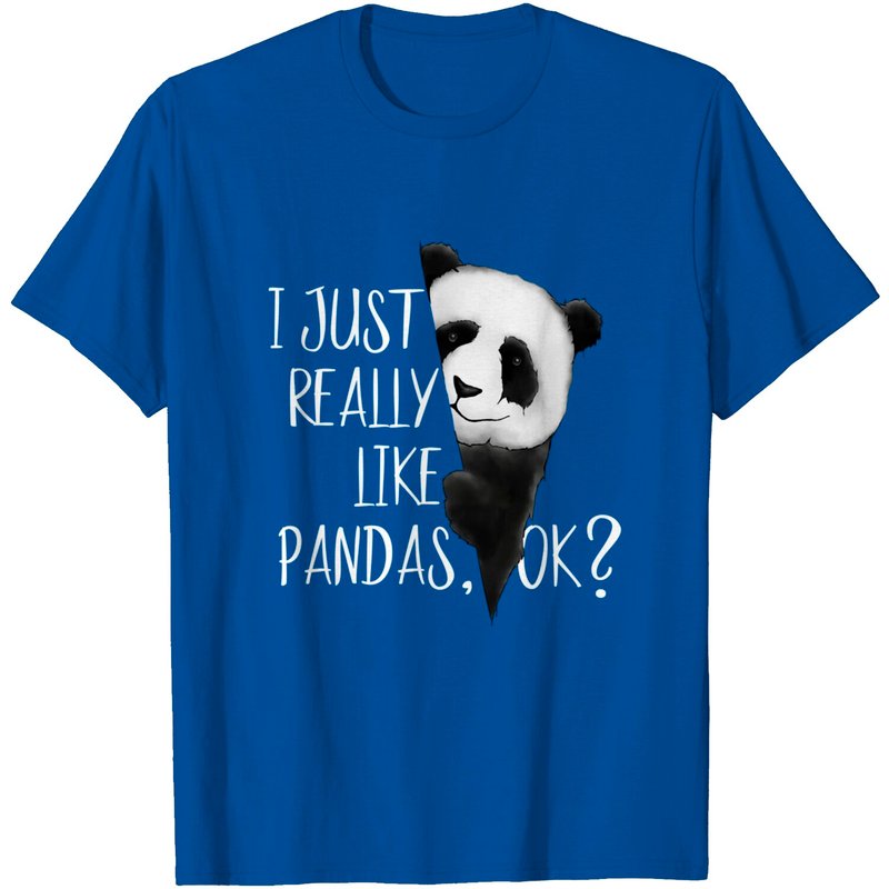 T-Shirt pour hommes I Just Really Like Pandas, OK? — T-shirts pour hommes