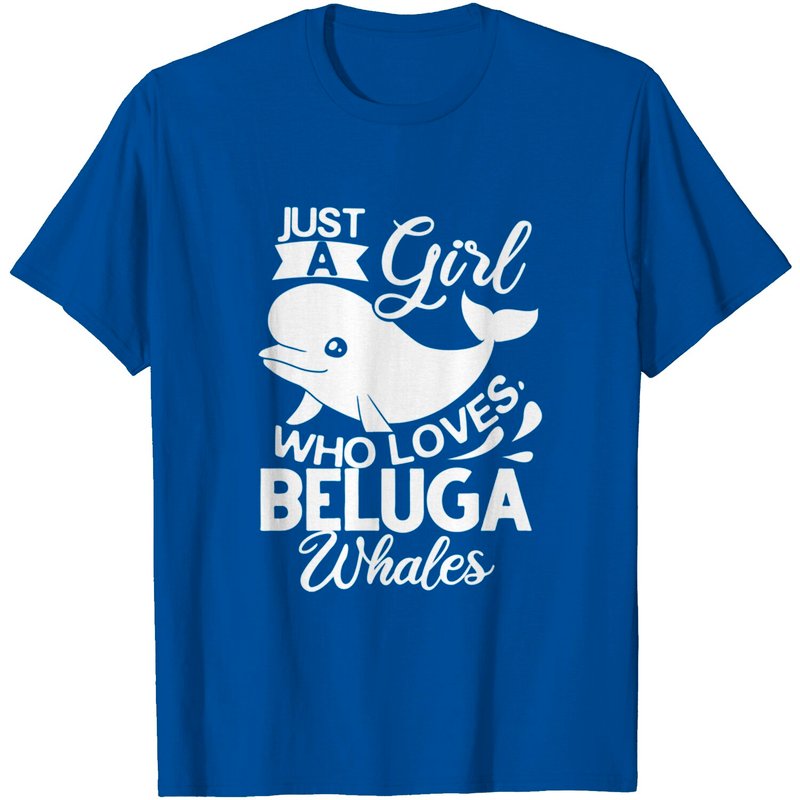Beluga Whale Baby Animal T-Shirt for Men — Mens T Shirts