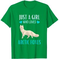 Juste une fille qui aime les renards arctiques - T-shirt pour hommes — T-shirts pour hommes