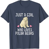 Just A Girl Who Loves Polar Bears Men's T-Shirt — Mens T Shirts