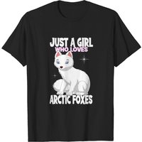 Just A Girl Who Loves Arctic Foxes Men's T-Shirt — Mens T Shirts