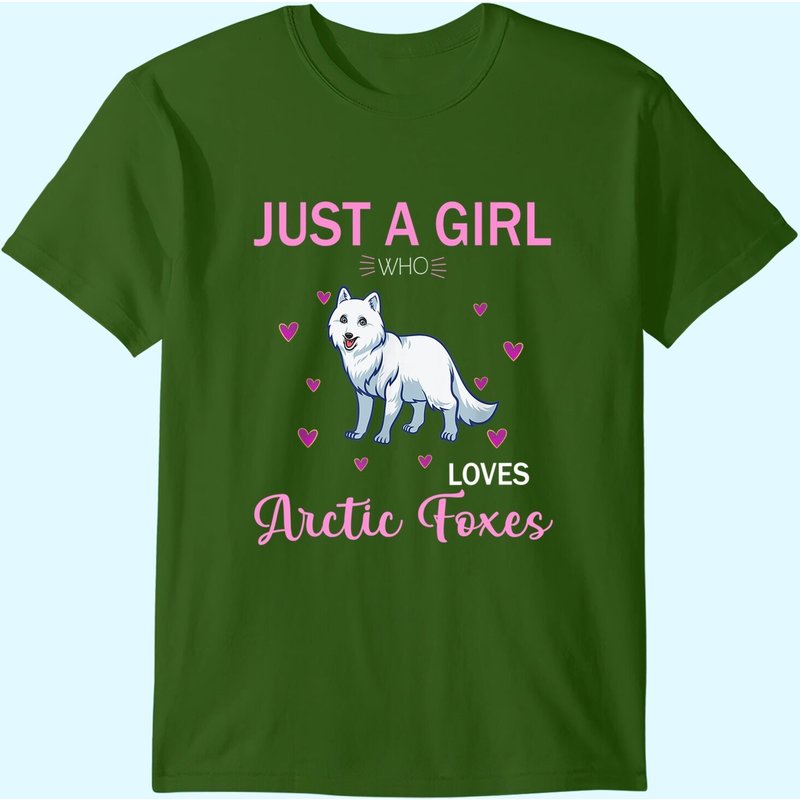 Just A Girl Who Loves Arctic Foxex Men's T Shirt — Mens T Shirts