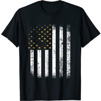 Gold Star Mothers Day American Flag T-Shirt for Men — Mens T Shirts