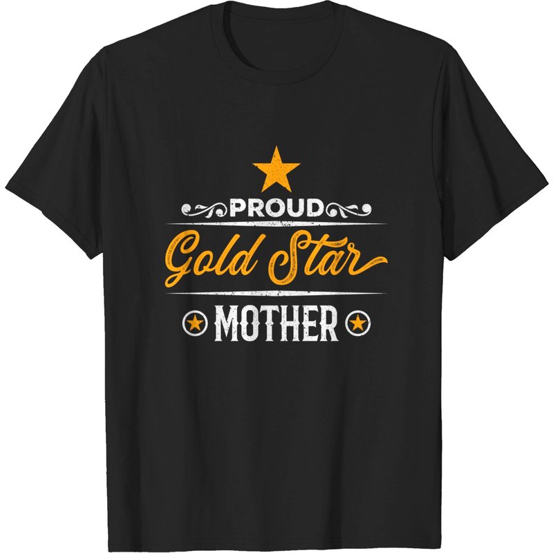 Men's Proud Gold Star Mother T-Shirt