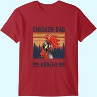 T-shirt pour hommes Chicken Dad Farmer