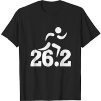 T-shirt Marathon 26.2 Miles pour hommes en noir — T-shirts pour hommes