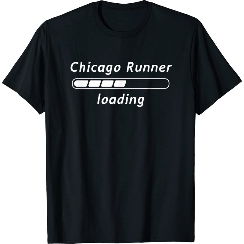 Chicago Runner Loading T-Shirt for Men — Mens T Shirts