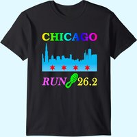 T-shirt Finisher Marathon Chicago Run 26 Mile 2019 pour hommes