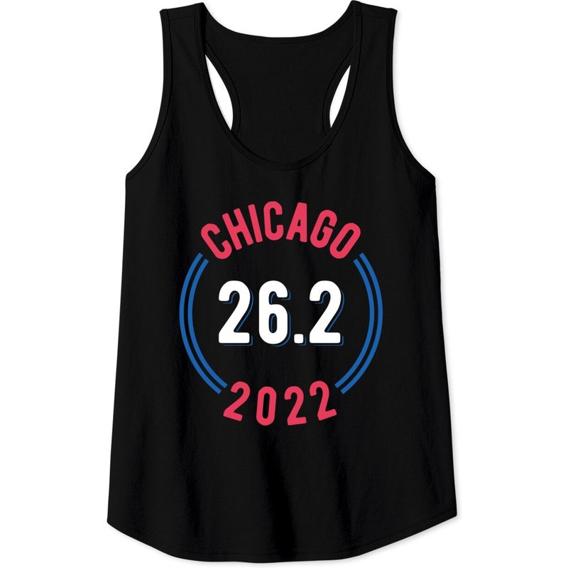 Débardeur Chicago Marathon 2021 26.2 pour hommes — T-shirts pour hommes