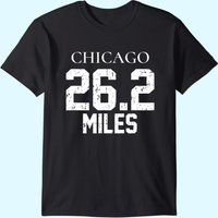 T-shirt de course Chicago 26.2 pour hommes