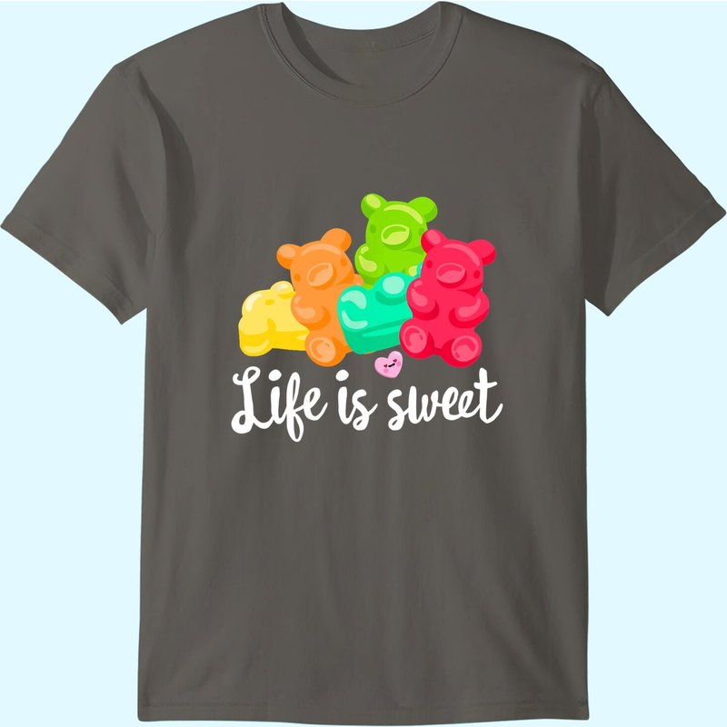 T-shirt Gummy Bears pour hommes - Design en coton doux — T-shirts pour hommes