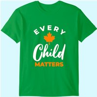 Orange Shirt Day Canada Maple Leaf Every Child Matters T-Shirt