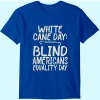 T-shirt pour hommes Journée de la canne blanche - Cécité et basse vision — T-shirts pour hommes