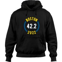 Haut à capuchon Boston Marathon 2022 42,2 Km