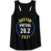 Boston Virtual 2021 Marathon Tank Top for Men - Black