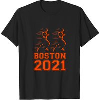 T-shirt pour hommes Boston 2021 pour coureurs du Grand Marathon — T-shirts pour hommes