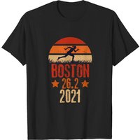 T-shirt Boston 2021 Marathon Runner 26.2 Miles pour hommes — T-shirts pour hommes