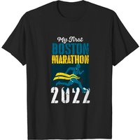 Boston 2022 Marathon Runner 26.2 Miles T-Shirt for Men
