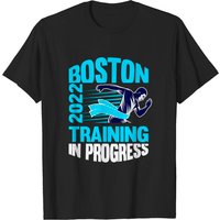 T-shirt de course Marathon Training In Progress Boston 2021 pour hommes — T-shirts pour hommes