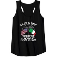 Italian By Blood American By Birth Patriot By Choice Tank Top