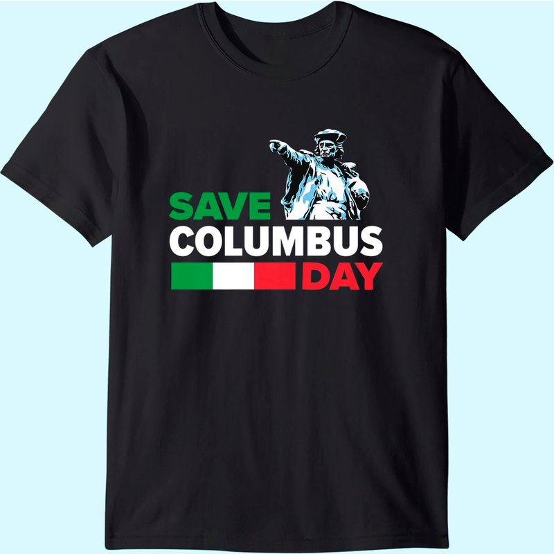 T-shirt Fierté Italienne pour Hommes - Journée de Christophe Colomb