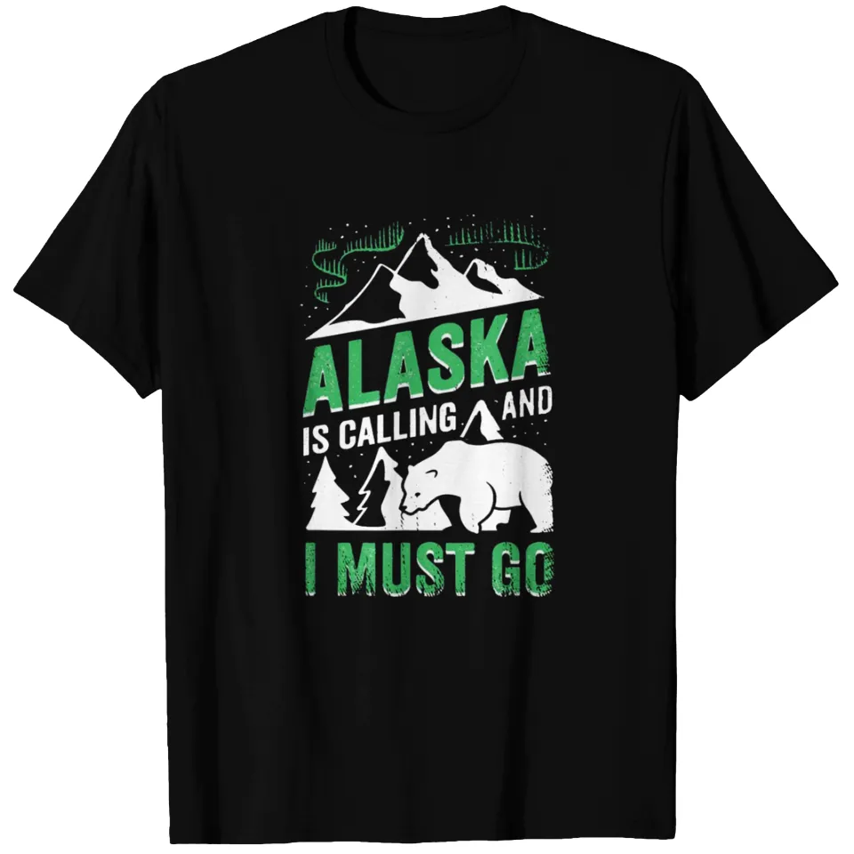 T-shirt pour hommes Alaska Road Trip