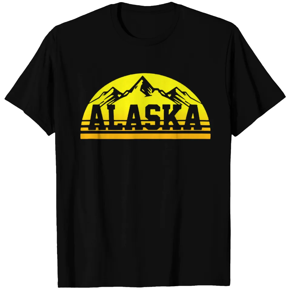 T-shirt Alaska Vintage Alaska Day pour hommes — T-shirts pour hommes