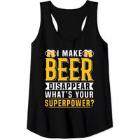 Je fais disparaître de la bière, quel est votre superpouvoir ? Débardeur pour amateurs de bière