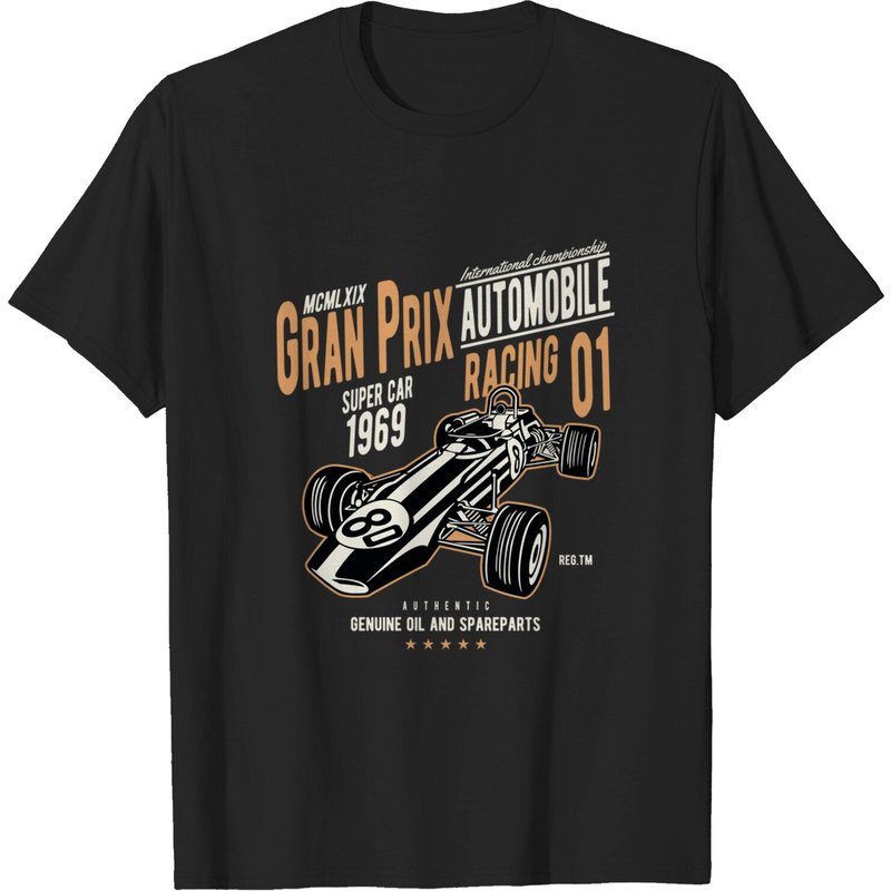 T-shirt Grand Prix Racing 1969 Vintage Car pour hommes — T-shirts pour hommes