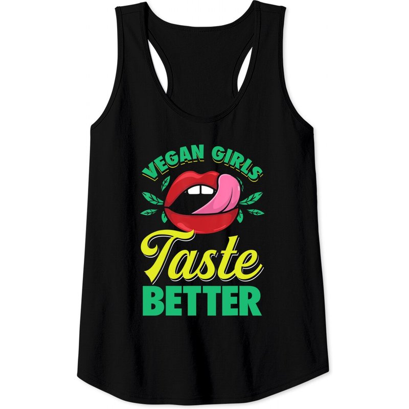 Débardeur Vegan Girls Taste Better Mouth Veggie pour hommes