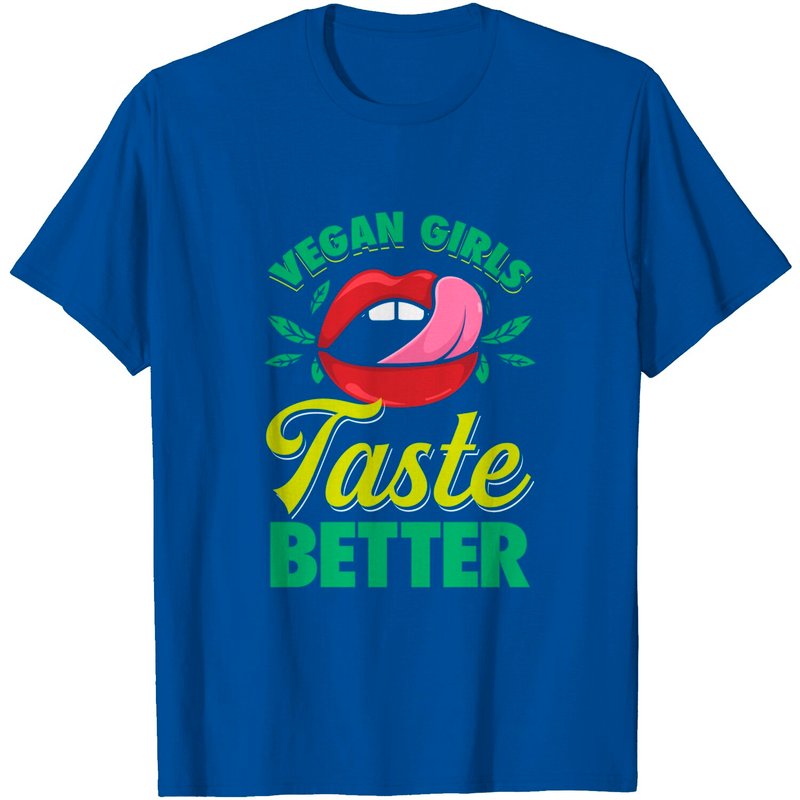 T-shirt pour hommes Vegan Girls Taste Better