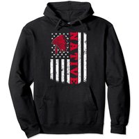 Hoodie Unisexe avec Drapeau Amérindien