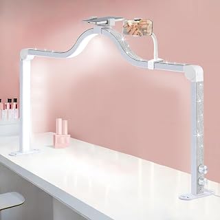 Lampe de Bureau Nail Tech Améliorée avec Support de Téléphone et 3 Modes — Lampe de bureau menée