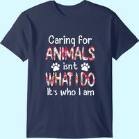 T-shirt pour hommes Amoureux des chiens Caring For Animals — T-shirts pour hommes