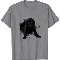 T-shirt pour hommes Cute Black Lab Torn Cloth pour les amoureux des chiens — T-shirts pour hommes