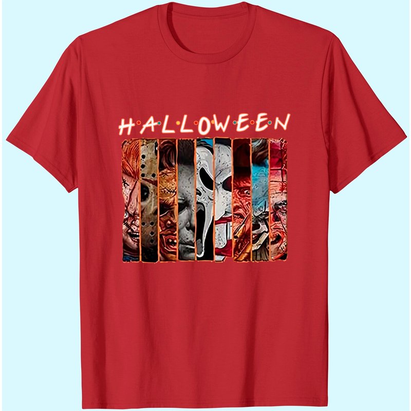 T-shirt Halloween Squad Films d'Horreur Vintage pour Hommes — T-shirts pour hommes